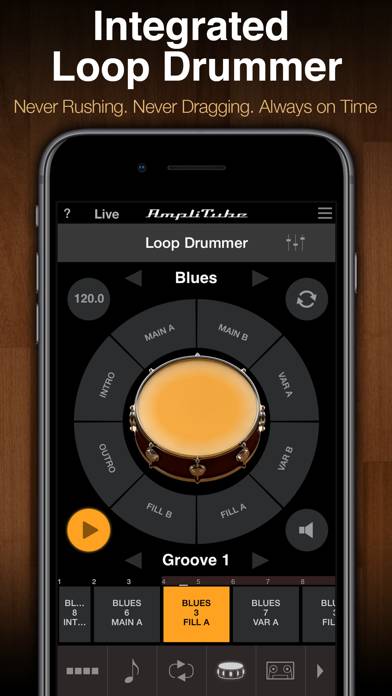 AmpliTube Slash App skärmdump