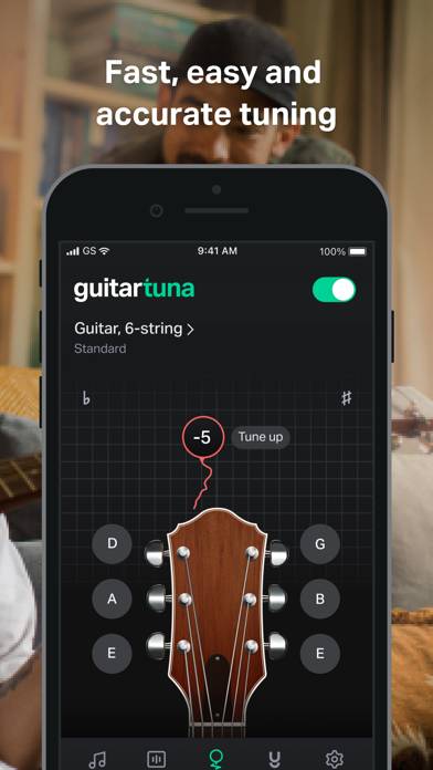 GuitarTuna: Tuner,Chords,Tabs Скриншот приложения #3