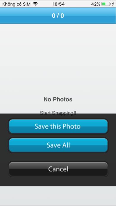 FlashAir Instant WIFI Schermata dell'app
