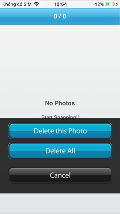 FlashAir Instant WIFI Schermata dell'app