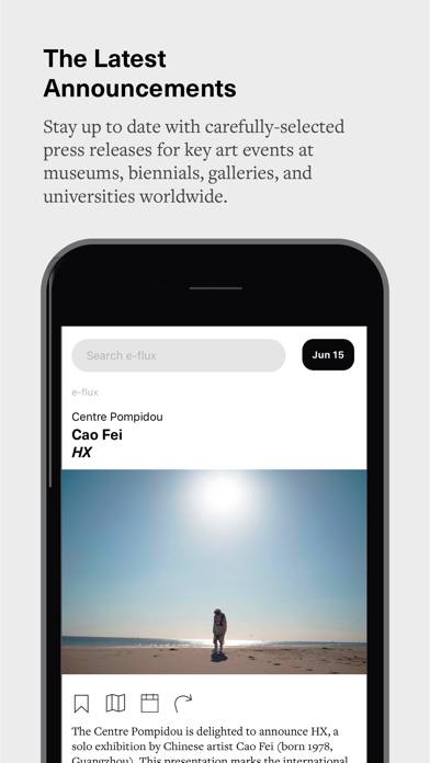 E-flux App screenshot #1