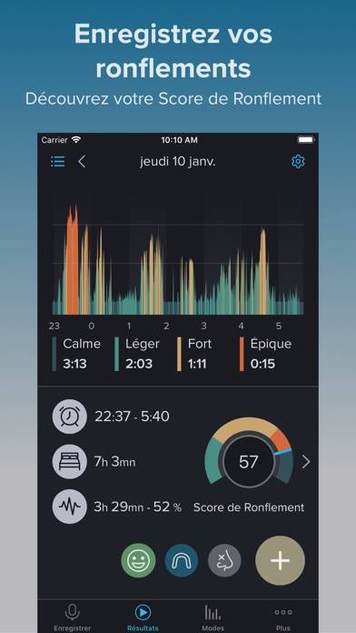 SnoreLab : Record Your Snoring Capture d'écran de l'application #1