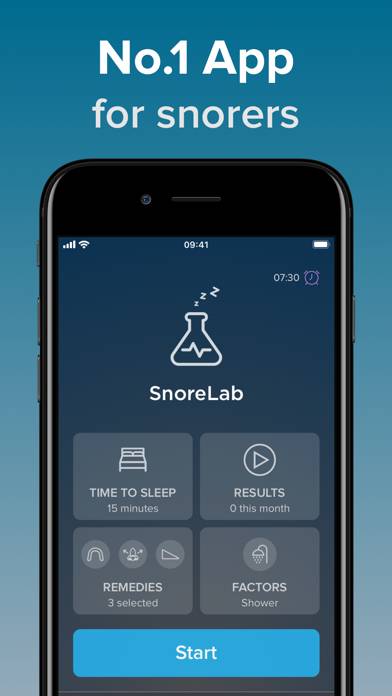 SnoreLab : Record Your Snoring Скриншот приложения #3