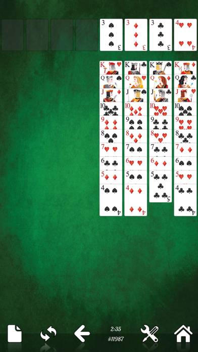 FreeCell Royale Solitaire Pro skärmdump av spelet