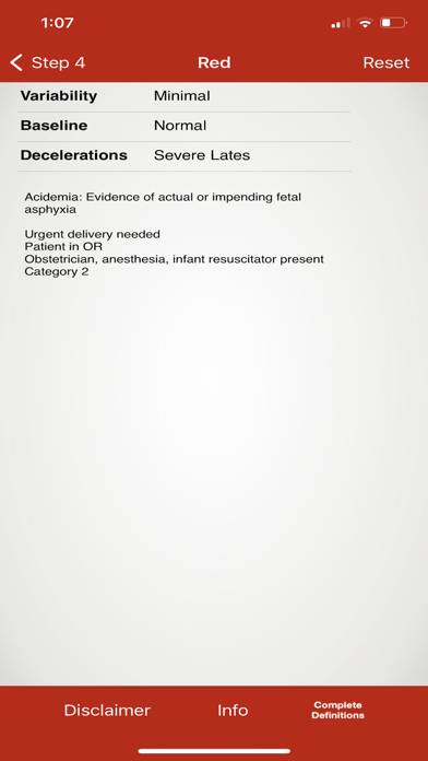 Fetal Heart Rate 5-tier App screenshot