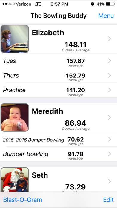 The Bowling Buddy App screenshot #1