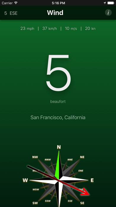 Wind App Captura de pantalla de la aplicación #1