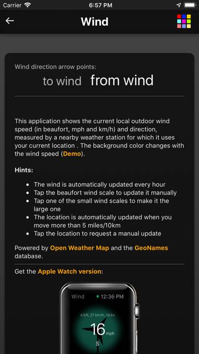 Wind App Captura de pantalla de la aplicación #6