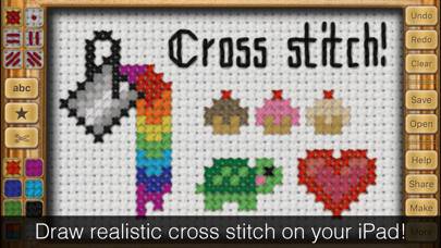 Cross Stitch Maker: Draw Realistic Embroidery! App screenshot #1