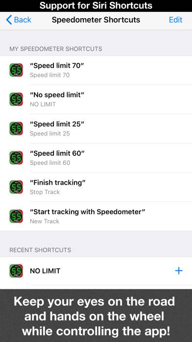 Speedometer 55 Pro. GPS kit. App skärmdump #6