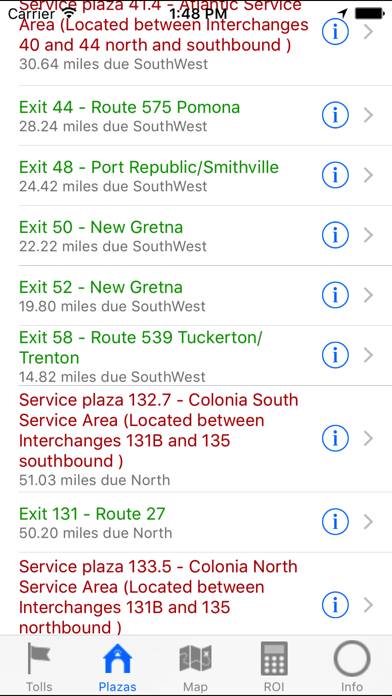 Garden State Parkway 2021 App screenshot #2