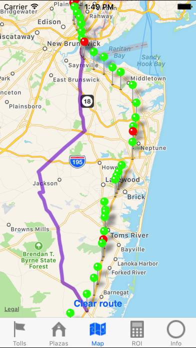 Garden State Parkway 2021 App screenshot