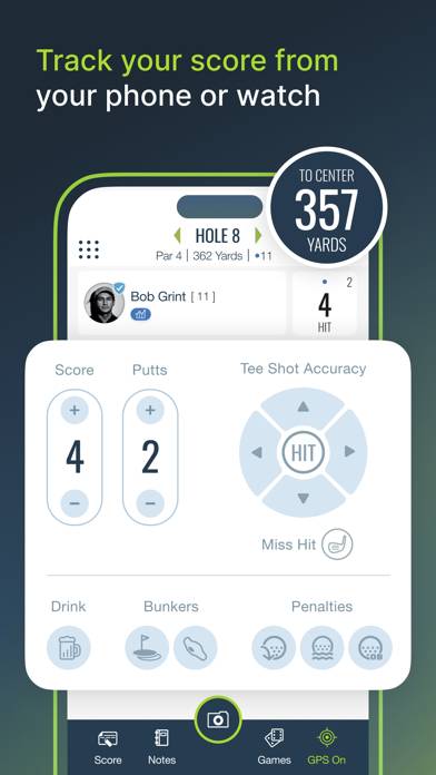 TheGrint: Handicap & Scorecard App skärmdump #3