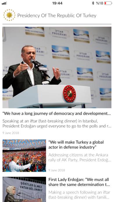 Presidency of Rep. of Turkey Uygulama ekran görüntüsü #1