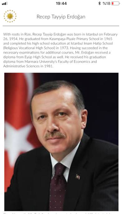 Presidency of Rep. of Turkey Uygulama ekran görüntüsü #2
