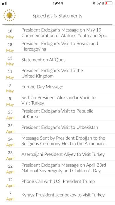 Presidency of Rep. of Turkey Uygulama ekran görüntüsü #4