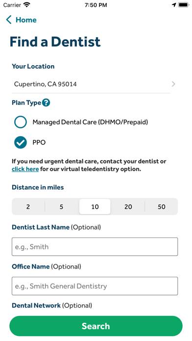 Guardian Dental & Vision App screenshot