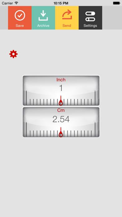 Inch Centimeter Schermata dell'app #1
