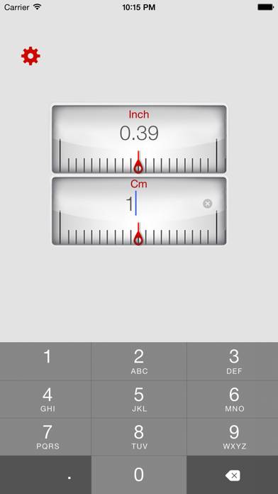 Inch Centimeter Schermata dell'app #2