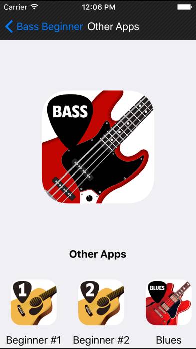 Beginner Bass method HD Schermata dell'app #5