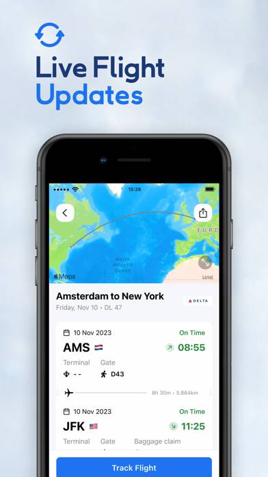 Flight Tracker plus App screenshot #2