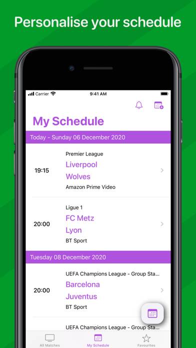 Live Football On TV Schermata dell'app #4