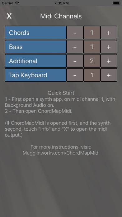 ChordMapMidi Captura de pantalla de la aplicación #5