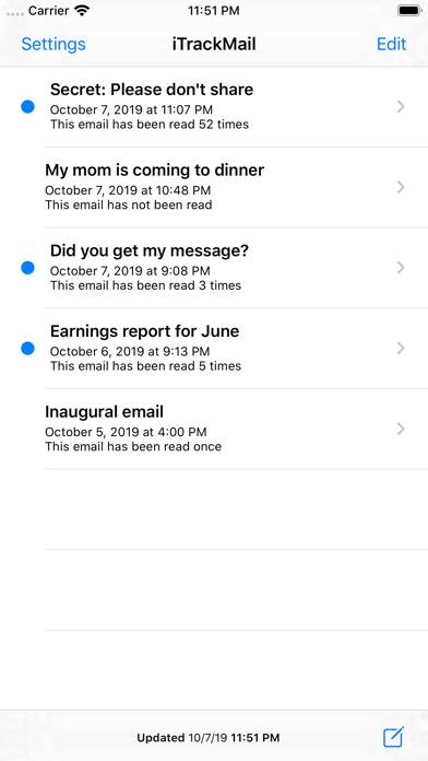 ITrackMail App screenshot #3