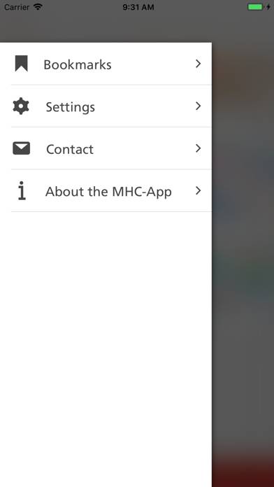 MHC-appen App skärmdump #5