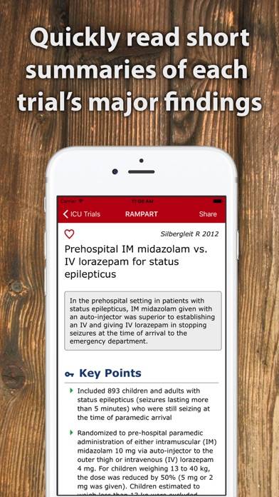 ICU Trials by ClinCalc App-Screenshot #2