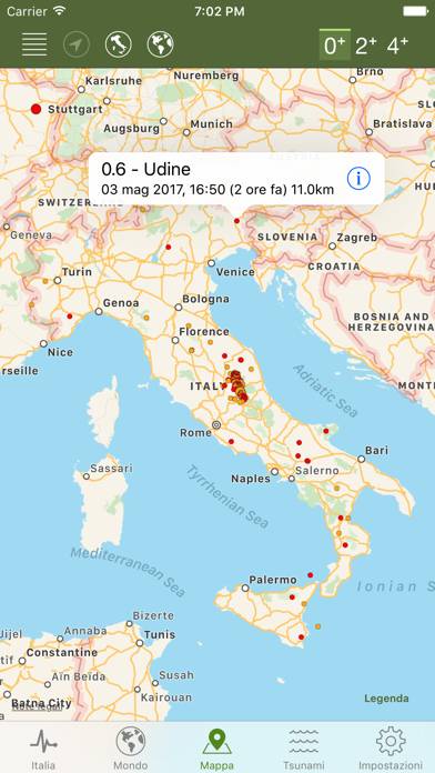 Terremoto Schermata dell'app #1