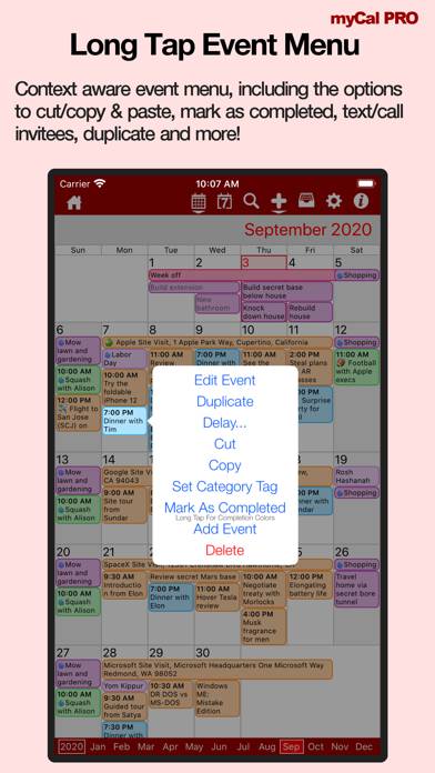 MyCal PRO Planner App-Screenshot #3