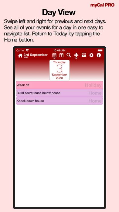 MyCal PRO Planner Capture d'écran de l'application #5