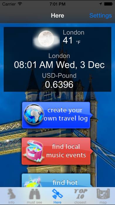 UK Travel Guide Captura de pantalla de la aplicación #4