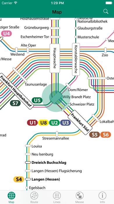 Frankfurt – S Bahn & U Bahn Captura de pantalla de la aplicación #1