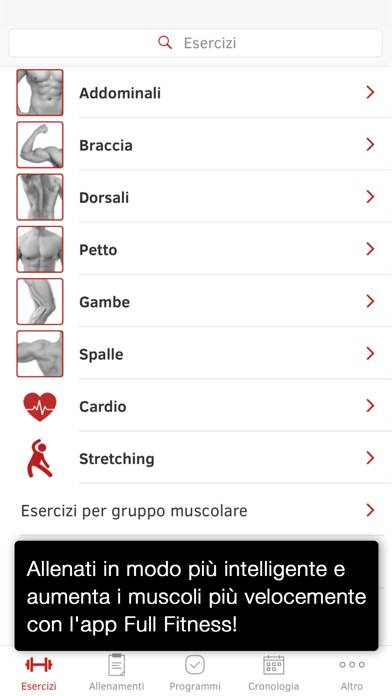 Full Fitness : Workout Trainer App skärmdump #1