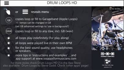Drum Loops HD Captura de pantalla de la aplicación #1