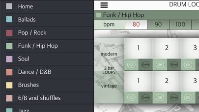 Drum Loops HD Captura de pantalla de la aplicación #3