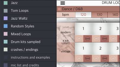 Drum Loops HD Captura de pantalla de la aplicación #4