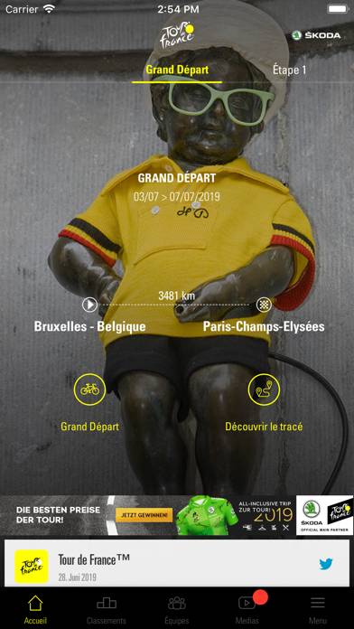 Tour De France 2019 Capture d'écran de l'application #1