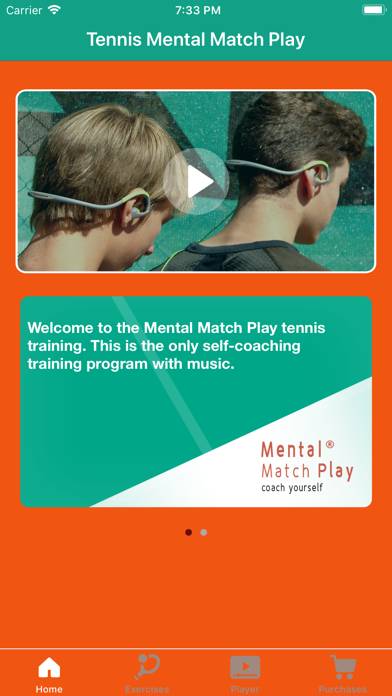 Tennis mit Musik Bildschirmfoto