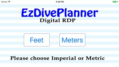 Ez Dive Planner Скриншот приложения #1