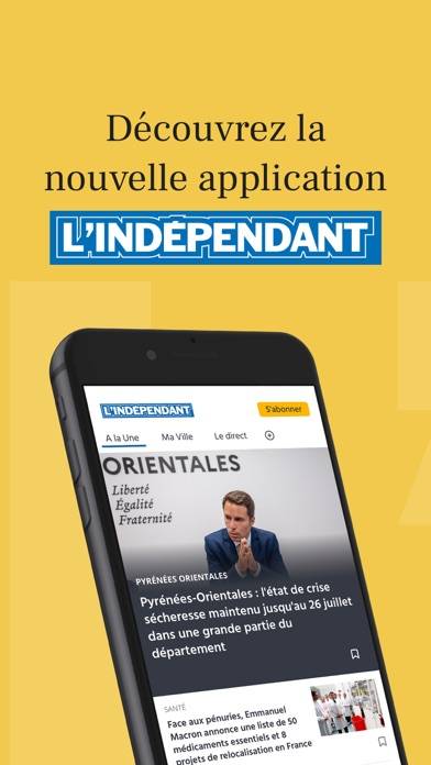 L'Indépendant, Actus locales App screenshot #1