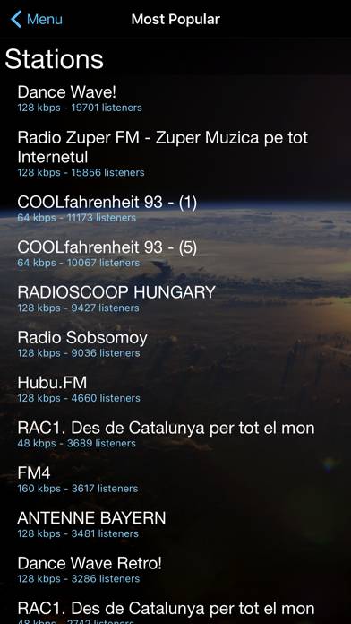 Cloud Radio Pro Uygulama ekran görüntüsü #4