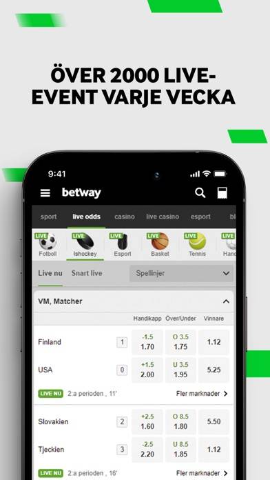 Apuestas Online Betway App skärmdump #4