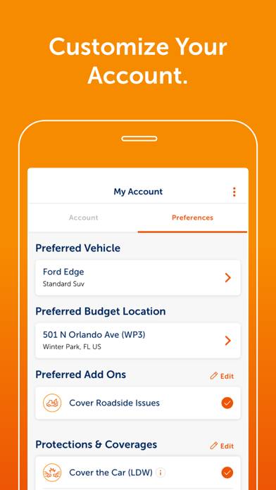 Budget – Car Rental App screenshot #5
