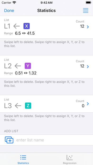 Statistics Calculator plus plus App screenshot #2