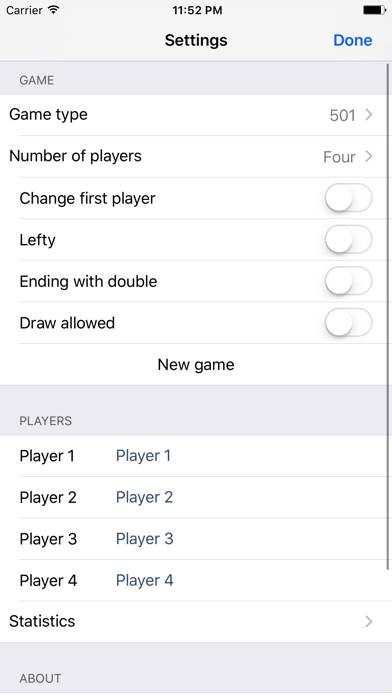Darts Score Board App-Screenshot #3