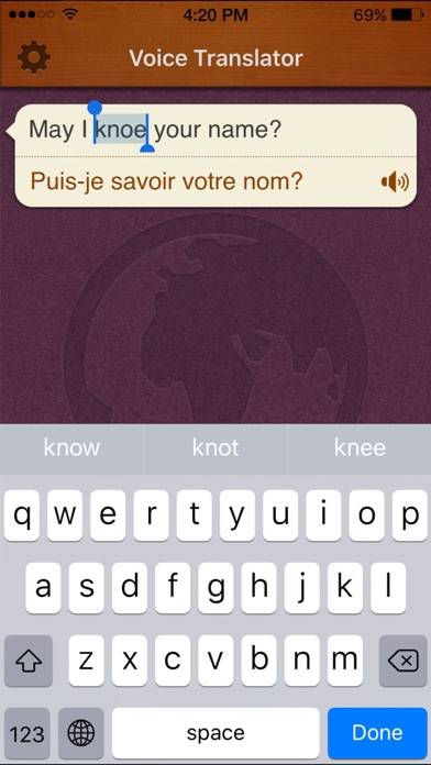 Voz Traductor Pro Captura de pantalla de la aplicación #4