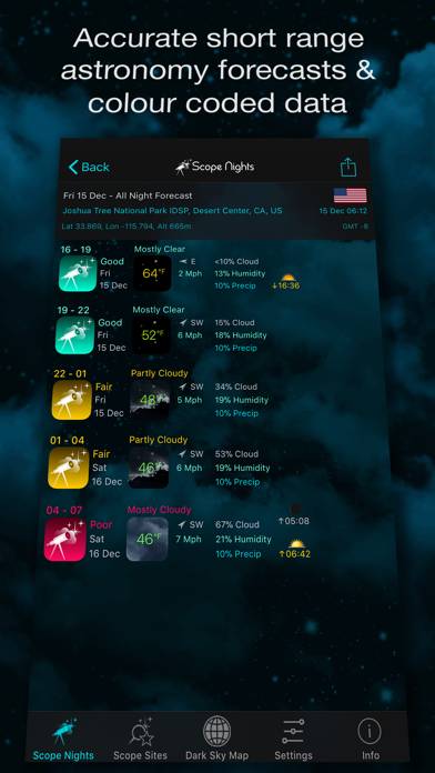 Scope Nights Astronomy Weather App preview #3